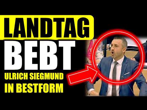 Genial! Ulrich Siegmund bringt den Landtag zum Beben.