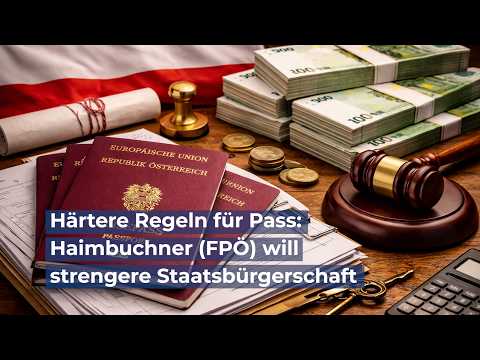 Härtere Regeln für Pass: Haimbuchner (FPÖ) will strengere Staatsbürgerschaft