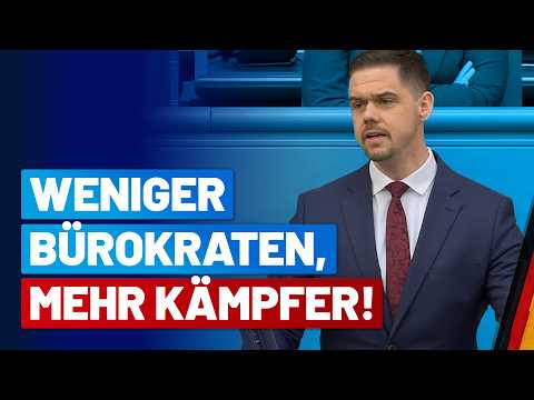 Hannes Gnauck über die Notwendigkeit einer funktionierenden Bundeswehr! – AfD-Fraktion im Bundestag