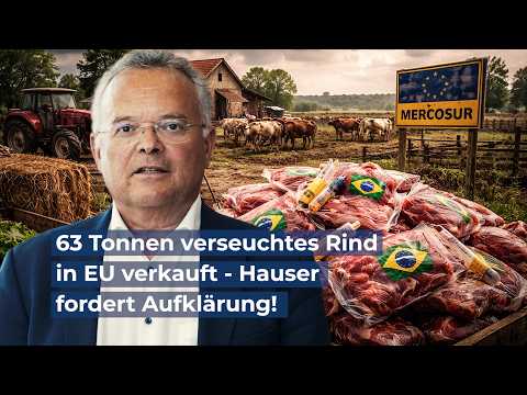 Hormon-Fleisch-Skandal! 63 Tonnen verseuchtes Rind in EU verkauft – Hauser fordert Aufklärung!