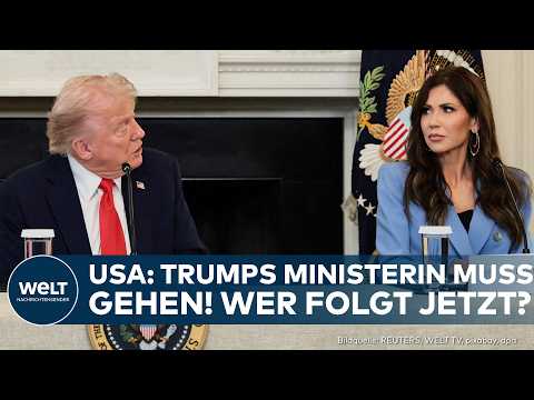 ICE-DRAMA IN DEN USA: Donald Trump feuert Kristi Noem! Das Skandal-Aus nach ‚Terroristen‘-Vorwurf