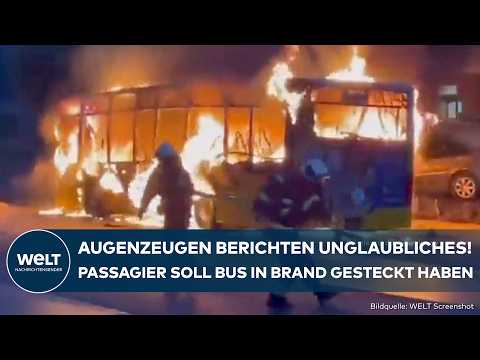 INFERNO IN DER SCHWEIZ: Sechs Tote! Augenzeugen berichten – Mann soll Bus in Brand gesetzt haben