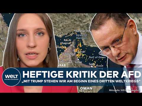 IRAN: AfD geht auf Trump los! Tino Chrupalla sieht massives Risiko bei Krieg in Nahost