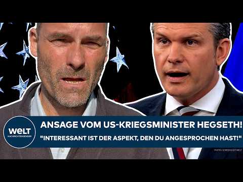 IRAN: Ansage vom US-Kriegsminister Hegseth! „Interessant ist der Aspekt, den du angesprochen hast!“