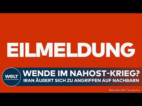IRAN: Donnerschlag! Wende im Krieg? Teheran äußert sich zu Angriffen auf Golf-Staaten