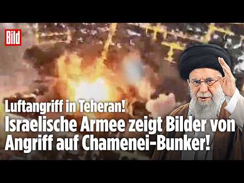 IRAN-KRIEG: Erste Bilder! 50 Kampfjets zerstören Chameneis Bunker in Teheran!