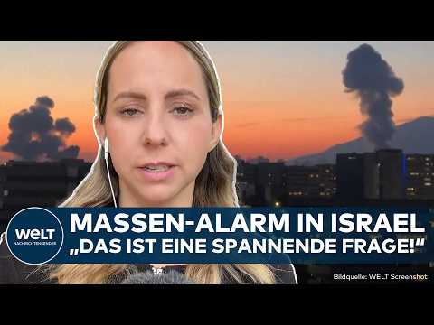 IRAN: Massen-Alarm in Israel! Massive Angriffe mit Raketen auf Tel Aviv! Sicherheitslage im Fokus