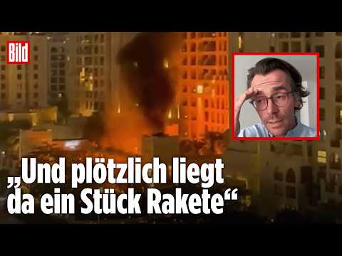 Iran-Raketen über Dubai: Dr. Wimmer schildert Nacht der Einschläge