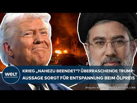 IRAN: Trumps Krieg „so gut wie beendet“! US-Präsident rechnet mit baldiger Kapitulation der Mullahs