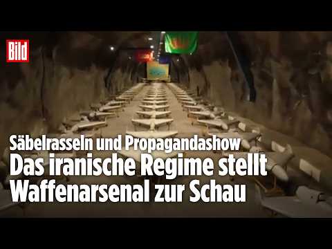 IRAN ZEIGT RIESIGES WAFFENARSENAL: Propaganda-Show der Mullahs