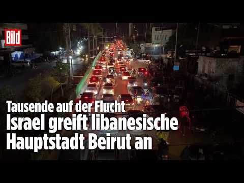 ISRAEL GREIFT LIBANON AN: Tausende auf der Flucht