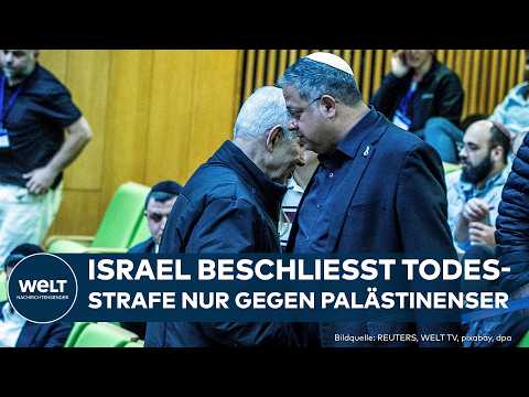 ISRAEL: Todesstrafe legalisiert – „Standartstrafe nur für Palästinenser“ | Kritik aus Europa!
