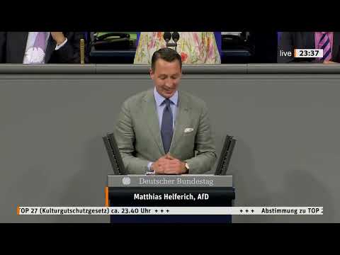 „JEDE KULTUR ZÄHLT!“ 🇩🇪 Helferich mit klarer Ansage im Bundestag!