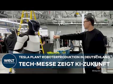 KI WELT: Tesla will humanoide Roboter in Deutschland bauen – Tanzende Maschinen zeigen Tech-Zukunft