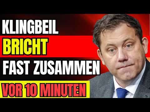 Klingbeil bricht fast zusammen! Totale Panik!