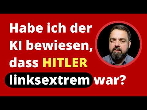 Konnte ich der KI beweisen, dass Hitler linksextrem war? #hitler  #nationalsozialismus