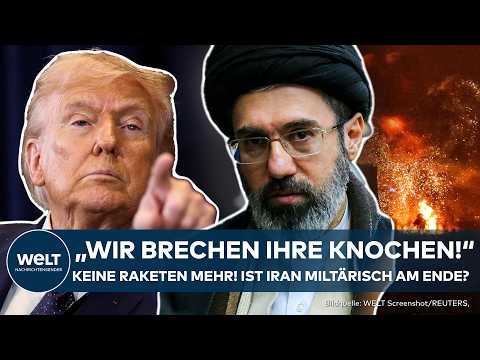 KRIEG GEGEN IRAN: „Wir brechen ihre Knochen!“ – Weniger Raketen fliegen! Ist Iran schon am Ende?