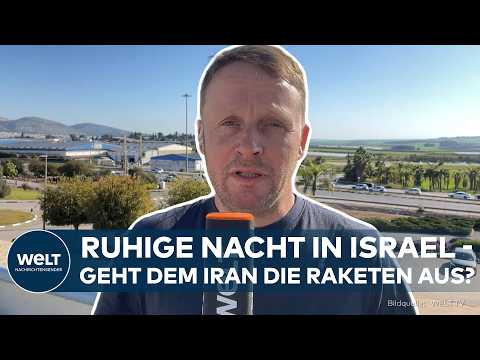 KRIEG IN NAHOST: Plötzlich Ruhe in Israel – Geht dem Iran die Raketen aus?