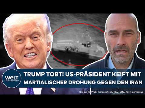 KRIEG IN NAHOST: Trump tobt gegen Iran! USA bombardieren Mullah-Minenleger in der Straße von Hormus