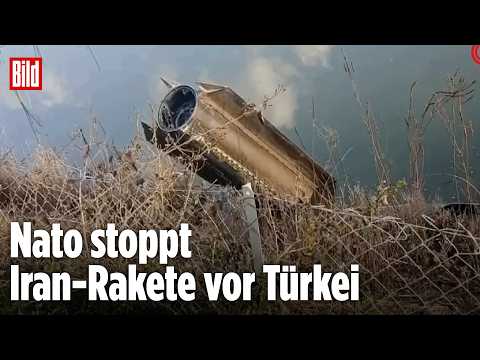 Krise im Nahen Osten: Nato wehrt ballistische Rakete nahe Türkei ab