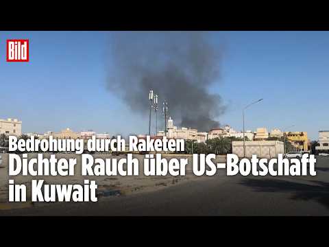 LAGE IN KUWAIT SPITZT SICH ZU: Rauchsäulen über US-Botschaft