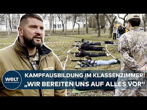 LANDESVERTEIDIGUNG LETTLAND: Kampfausbildung im Klassenzimmer – Schüler wappnen sich vor Russland