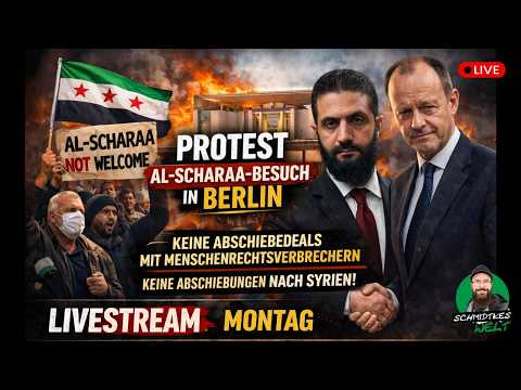 Live in Berlin | Protest gegen Besuch des syrischen Präsidenten Ahmed al-Scharaa | 30.03.2026