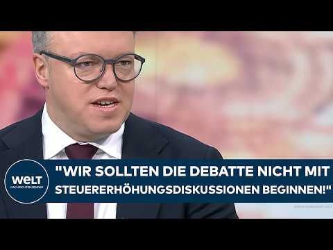 MARIO VOIGT: „Wir sollten die Debatte nicht mit Steuererhöhungsdiskussionen beginnen!“
