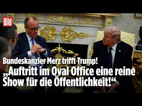MERZ BEI TRUMP: „Irre Dynamik!“ Angespannte Situation bei Treffen in Washington!