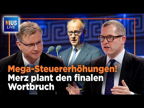 Merz knickt ein: CDU plant Steuer-Schock! Ökonom Kooths schlägt Alarm | NIUS Live vom 13.03.2026