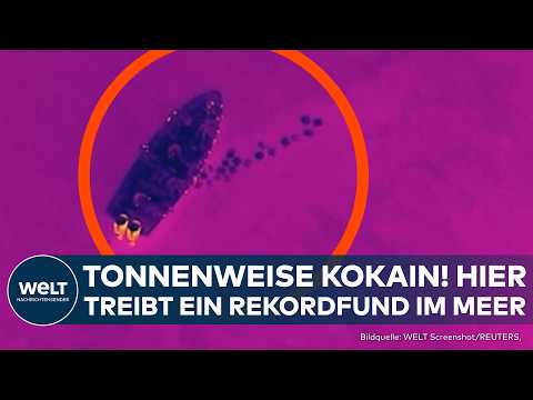 MEXIKO: Tonnenweise Kokain! Rekordfund! Hier treiben große Kokain-Pakete im Meer rum