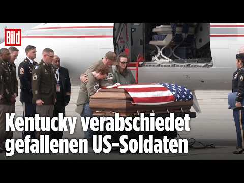 Nach Iran-Angriff auf Saudi-Arabien: Letzte Heimkehr für gefallenen US-Soldaten (26) Nach Iran-Angriff auf Saudi-Arabien: Letzte Heimkehr für gefallenen US-Soldaten (26)