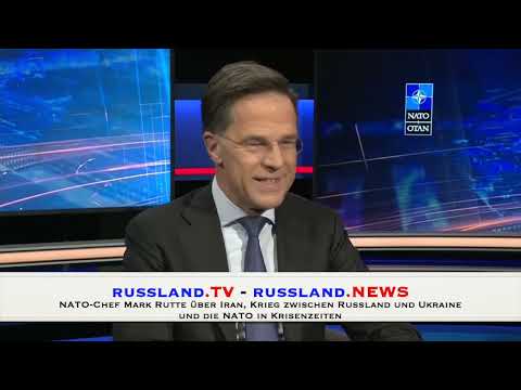 NATO Chef Mark Rutte über Iran, Krieg zwischen Russland und Ukraine und die NATO in Krisenzeiten