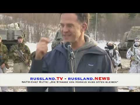 NATO Chef Rutte: „Die Straße von Hormus muss offen bleiben“