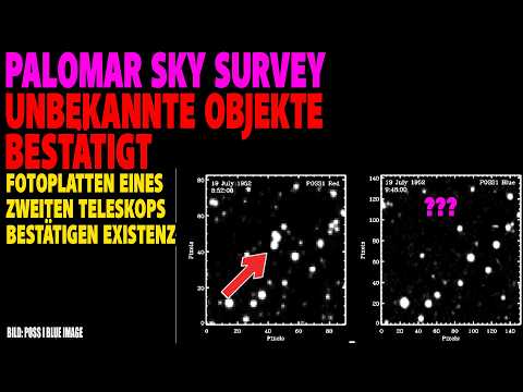 Palomar Observatory Sky Survey – Unbekannte Objekte bestätigt