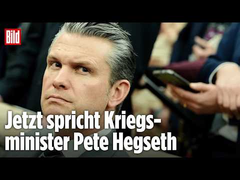Pete Hegseth über Operation „Epische Wut“: Live bei BILD