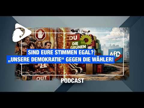 Podcast: Die Logik der „Unsere Demokratie“: Brandmauer und Firewall gegen die Wähler Podcast: Die Logik der „Unsere Demokratie“: Brandmauer und Firewall gegen die Wähler