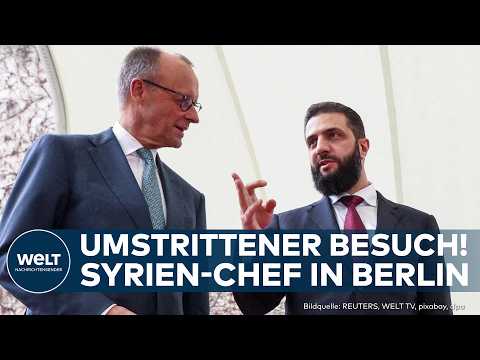 PRÄSIDENT IN DEUTSCHLAND: „Syrien sei touristisch attraktiv“ – Ahmed Al-Scharaa in Berlin