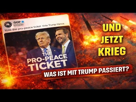 Pro-Peace Ticket… und jetzt Krieg? Was ist mit Trump passiert?