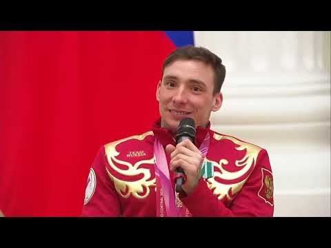 Putin verleiht staatliche Auszeichnungen an die Sieger der XIV  Paralympischen Winterspiele