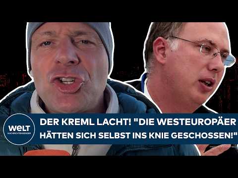 PUTINS KRIEG: Der Kreml lacht! „Die Westeuropäer hätten sich selbst ins Knie geschossen!“