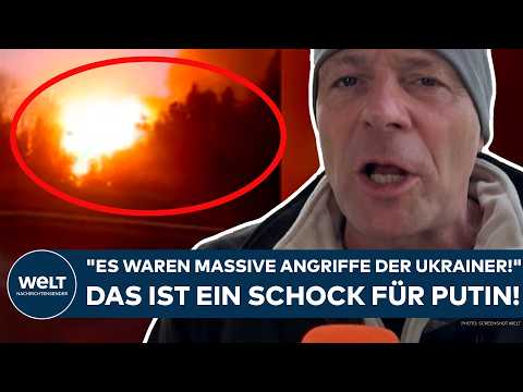 PUTINS KRIEG: „Es waren massive Angriffe der Ukrainer!“ Das ist ein Schock für die Russen!