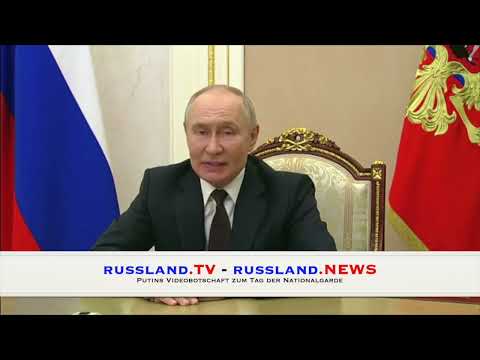 Putins Videobotschaft zum Tag der Nationalgarde