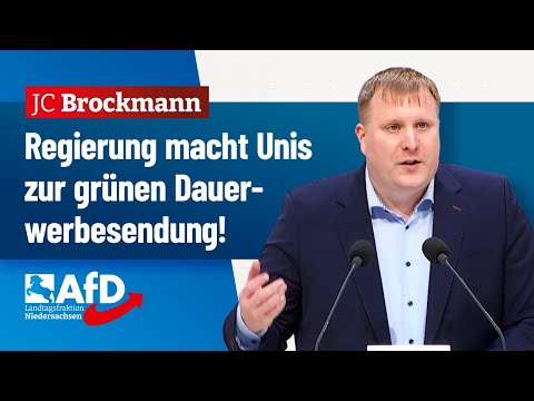 Regierung macht Unis zur grünen Dauerwerbesendung! – JC Brockmann (AfD)