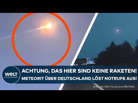 RHEINLAND-PFALZ: Meteoriten über Deutschland lösen Notrufe aus! Gestein aus All schlägt in Haus ein