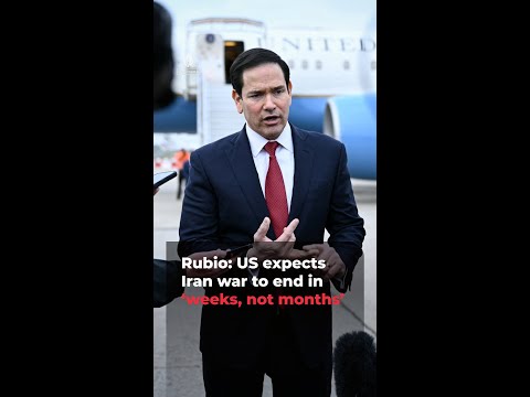 Rubio: US expects Iran war to end in ‘weeks, not months’ | AJ #shorts