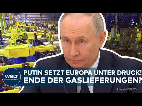 RUSSLAND: Putin droht mit Gas-Stopp für Europa! EU fürchtet erneuten Schock am Energiemarkt!