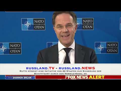 Rutte kündigt eine Initiative von 22 Staaten zur Sicherung der Schifffahrt durch den HormuzKanal an