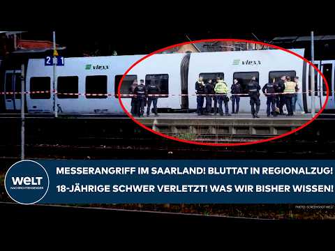SAARLAND: Bluttat in Regionalzug! 18-Jährige bei Messerangriff schwer verletzt! Was wir wissen!