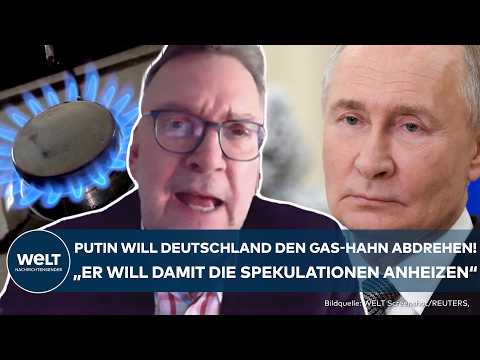 SCHLITTERT DEUTSCHLAND IN DIE GASKRISE? Putin will Hahn komplett abdrehen! Es geht um Spekulationen